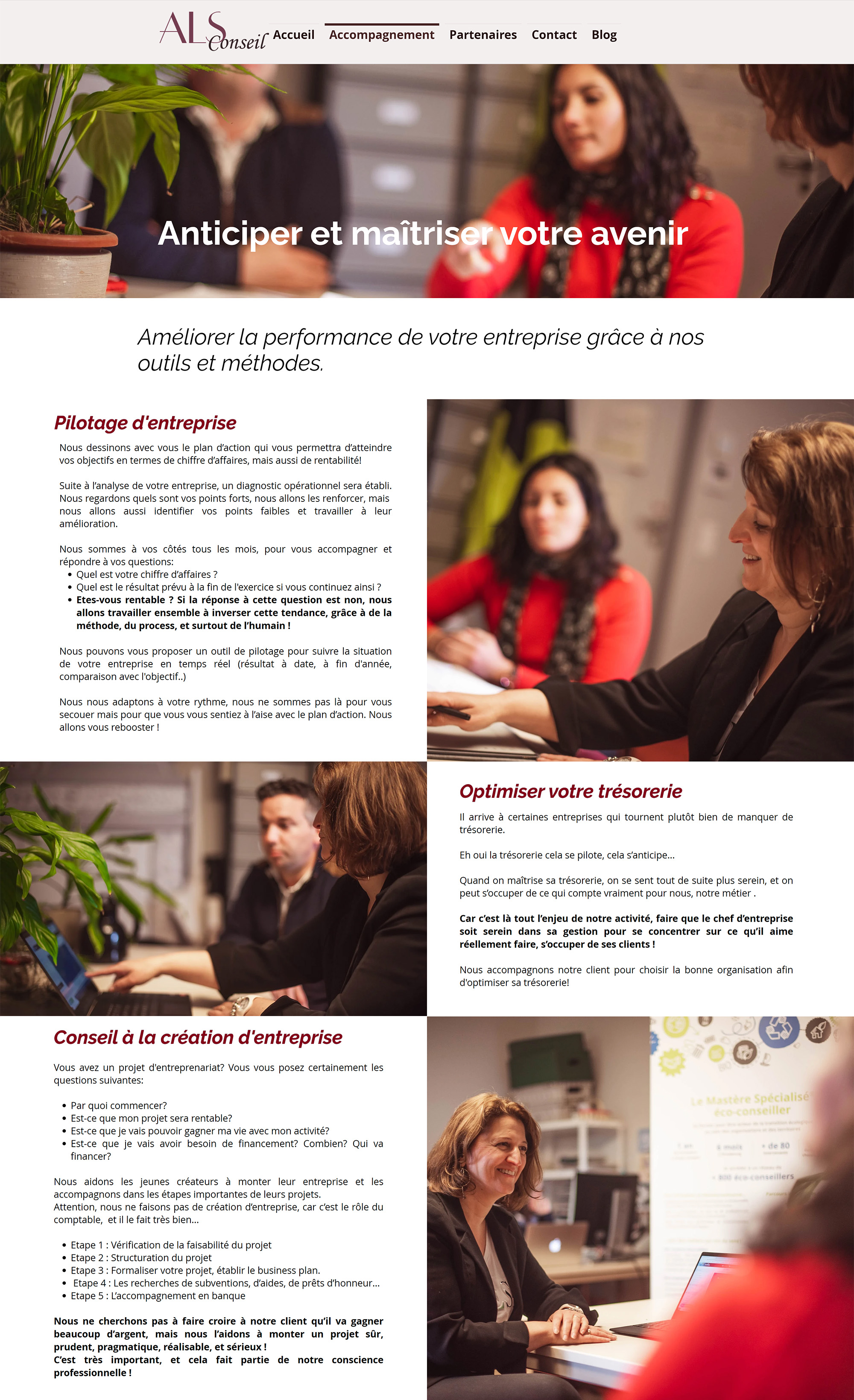 Site Web E&C Conseil